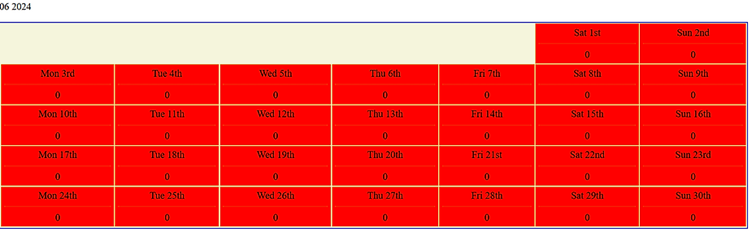 Lahinch Timesheet June 2024