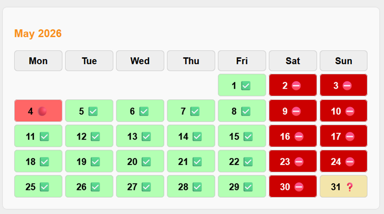 Ballybunion Teetime Availability May 2026